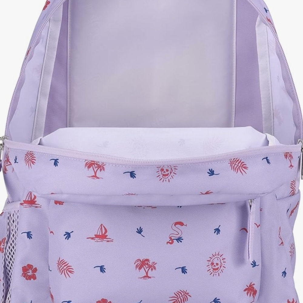 JanSport Cross Town Backpack Lagoon Luau NWT in Original Packaging - Picture 4 of 9